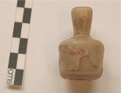 Egyptian glass bottle